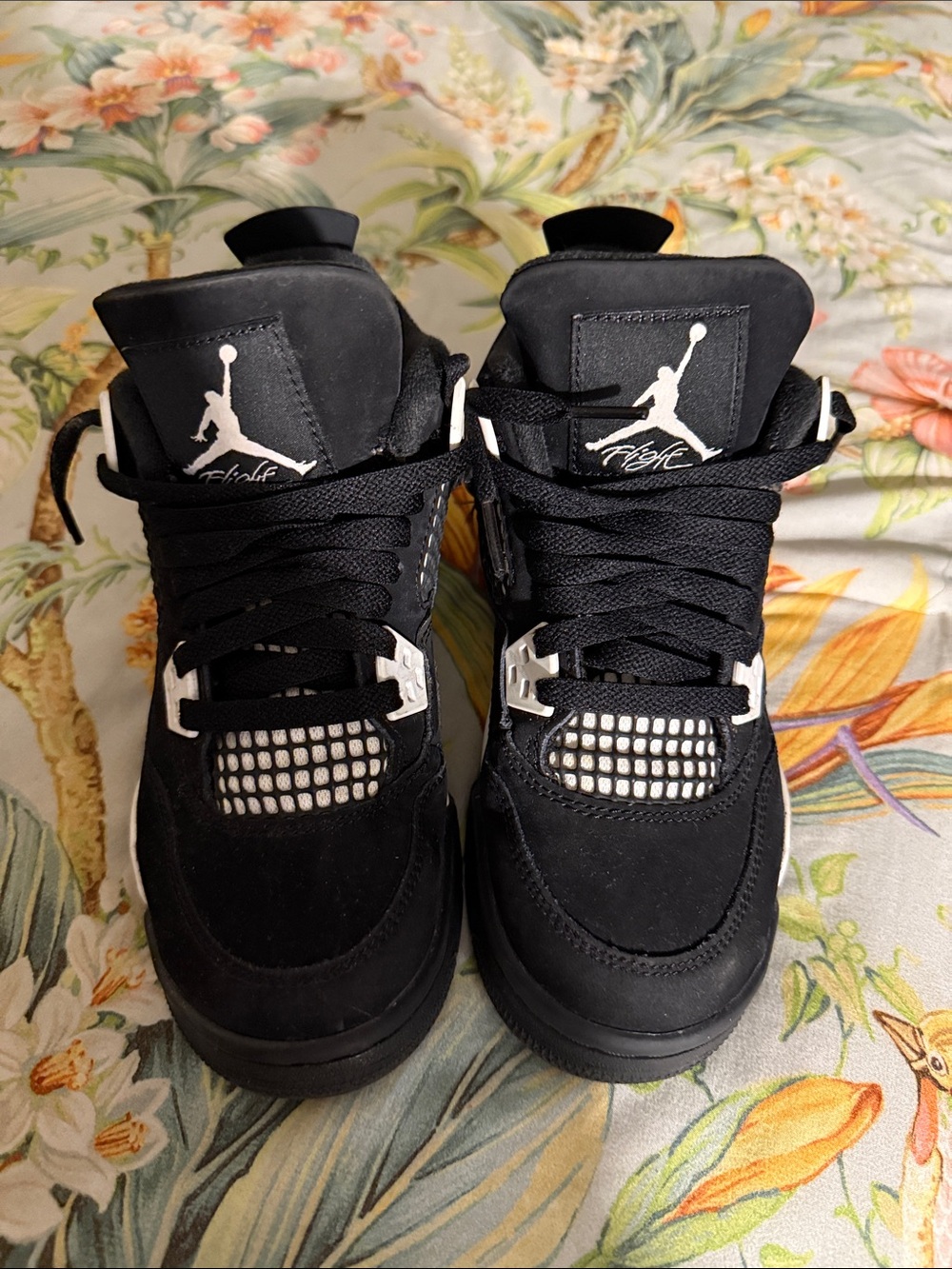 Jordan Men’s Black and White Retro Sneakers